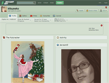 Tablet Screenshot of kitsuneko.deviantart.com