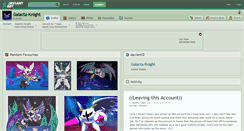 Desktop Screenshot of galacta-knight.deviantart.com