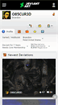 Mobile Screenshot of o85cur3d.deviantart.com
