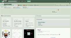 Desktop Screenshot of masterdesignz.deviantart.com