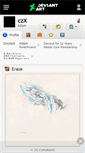 Mobile Screenshot of czx.deviantart.com