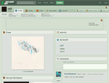 Tablet Screenshot of czx.deviantart.com