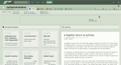 Desktop Screenshot of mechanicalwanderer.deviantart.com