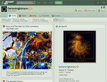 Tablet Screenshot of darkestnightmare.deviantart.com