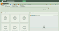 Desktop Screenshot of bigredirony.deviantart.com