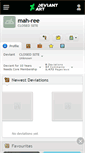 Mobile Screenshot of mah-ree.deviantart.com
