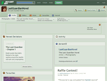 Tablet Screenshot of lastguardiannovel.deviantart.com