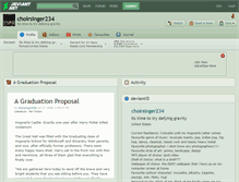 Tablet Screenshot of choirsinger234.deviantart.com