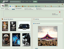 Tablet Screenshot of djlot.deviantart.com