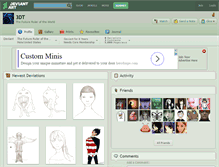 Tablet Screenshot of 3dt.deviantart.com