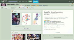 Desktop Screenshot of anime-addict-club.deviantart.com