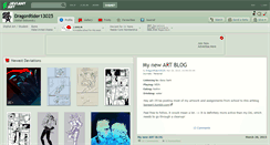 Desktop Screenshot of dragonrider13025.deviantart.com