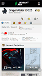 Mobile Screenshot of dragonrider13025.deviantart.com