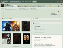 Tablet Screenshot of dio-dong.deviantart.com