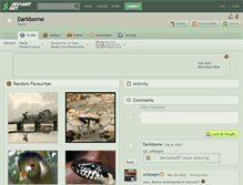 Tablet Screenshot of darkborne.deviantart.com
