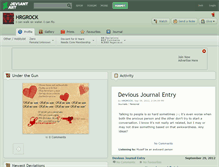 Tablet Screenshot of hrgrock.deviantart.com