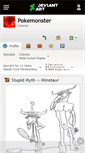 Mobile Screenshot of pokemonster.deviantart.com