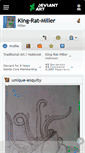 Mobile Screenshot of king-rat-miller.deviantart.com