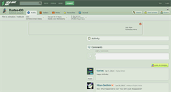 Desktop Screenshot of dustee400.deviantart.com