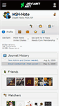 Mobile Screenshot of msn-note.deviantart.com