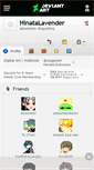 Mobile Screenshot of hinatalavender.deviantart.com