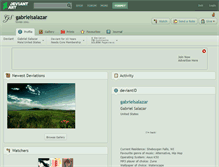 Tablet Screenshot of gabrielsalazar.deviantart.com