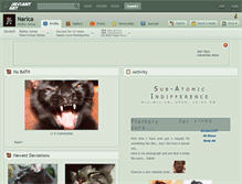 Tablet Screenshot of narica.deviantart.com