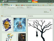 Tablet Screenshot of hichico.deviantart.com