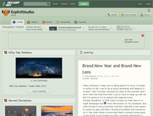 Tablet Screenshot of explicitstudios.deviantart.com