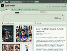 Tablet Screenshot of gravecradle88.deviantart.com