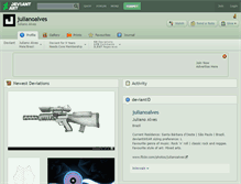 Tablet Screenshot of julianoalves.deviantart.com