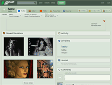 Tablet Screenshot of katku.deviantart.com