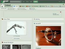 Tablet Screenshot of chabaud.deviantart.com
