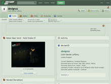 Tablet Screenshot of designzz.deviantart.com