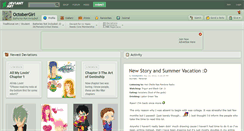 Desktop Screenshot of octobergirl.deviantart.com