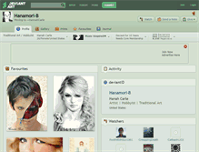 Tablet Screenshot of hanamori-b.deviantart.com