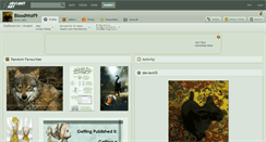 Desktop Screenshot of bloodwolf9.deviantart.com