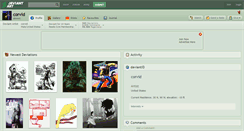 Desktop Screenshot of corvid.deviantart.com
