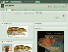 Tablet Screenshot of mmfrankford.deviantart.com