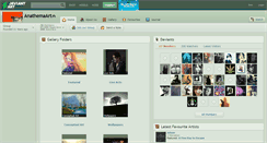 Desktop Screenshot of anathemaart.deviantart.com
