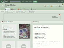 Tablet Screenshot of dwreanchinotan.deviantart.com