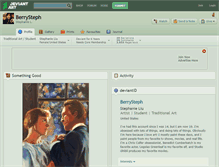 Tablet Screenshot of berrysteph.deviantart.com