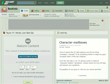 Tablet Screenshot of booklolz.deviantart.com