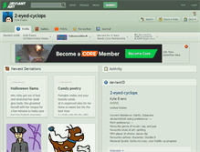 Tablet Screenshot of 2-eyed-cyclops.deviantart.com