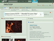 Tablet Screenshot of akasha-fortune.deviantart.com