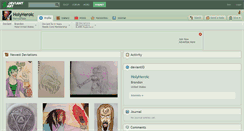 Desktop Screenshot of holyheroic.deviantart.com