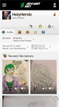 Mobile Screenshot of holyheroic.deviantart.com