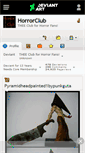 Mobile Screenshot of horrorclub.deviantart.com
