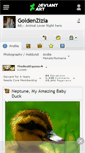 Mobile Screenshot of goldenzizia.deviantart.com