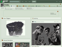 Tablet Screenshot of frodey.deviantart.com